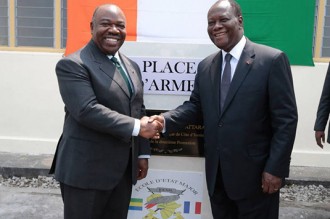 Côte d'Ivoire : Ouattara parraine une promotion d'officiers africains à  Libreville et rentre à  Abidjan